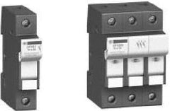 Schneider Electric - 1 Pole, 600 Volt, 30 Amp, DIN Rail Mount Fuse Holder - Compatible with CC Class, 17mm Wide Fuse - All Tool & Supply