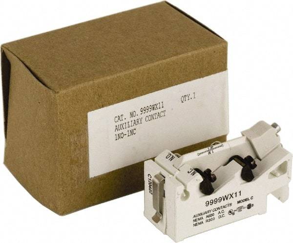 Square D - Contactor Auxiliary Contact - For Use with Class 8502 Type WF/WG/WH Contactor - All Tool & Supply