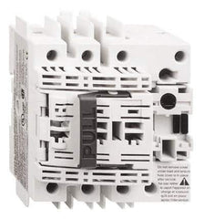 Schneider Electric - 3 Pole, 600 VAC, 30 Amp, Pressure Plate and DIN Rail Mount Fuse Holder - Compatible with CC Class, 97mm Wide Fuse - All Tool & Supply