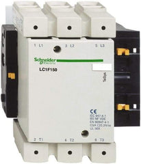 Schneider Electric - 3 Pole, 110 Coil VAC, 250 Amp at 440 VAC, Nonreversible IEC Contactor - Bureau Veritas, CCC, CSA, DNV, EN/IEC 60947-1, EN/IEC 60947-4-1, GL, JEM 1038, LROS, RINA, RMRoS, RoHS Compliant, UL Listed - All Tool & Supply