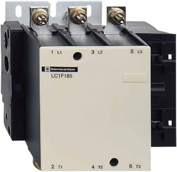 Schneider Electric - 3 Pole, 220 Coil VAC, 275 Amp at 440 VAC, Nonreversible IEC Contactor - Bureau Veritas, CCC, CSA, DNV, EN/IEC 60947-1, EN/IEC 60947-4-1, GL, JEM 1038, LROS, RINA, RMRoS, RoHS Compliant, UL Listed - All Tool & Supply