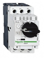 Schneider Electric - 25 Amp, 690 VAC at 50/60 Hz, 3 Pole, Bolt On, Clip Motor Circuit Breaker - Thermal Magnetic Trip, Multiple Breaking Capacity Ratings, 97mm Deep x 89mm High x 45mm Wide - All Tool & Supply