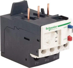 Schneider Electric - 3 Pole, NEMA Size 0-1, 16 to 24 Amp, 690 VAC, Thermal NEMA Overload Relay - Trip Class 20, For Use with LC1D18, LC1D25, LC1D32 and LC1D38 - All Tool & Supply