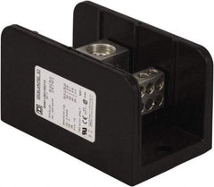 Square D - 1 Pole, 760 (Copper) Amp, Phenolic Power Distribution Block - 600 VAC, 2 Primary Connection - All Tool & Supply