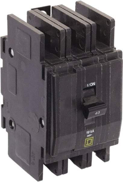 Square D - 40 Amp, 240 VAC, 3 Pole, Panel Mount Miniature Circuit Breaker - All Tool & Supply