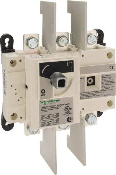 Schneider Electric - 600VAC at 50/60 Hz, 3 Pole, Nonfused Cam & Disconnect Switch - 7.09 Inch Wide x x 6.3 Inch High x x 3.74 Inch Deep - All Tool & Supply