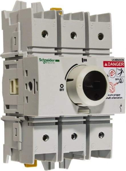 Schneider Electric - 600VAC at 50/60 Hz, 3 Pole, Nonfused Cam & Disconnect Switch - 3.13 Inch Wide x x 4.92 Inch High x x 2.52 Inch Deep - All Tool & Supply