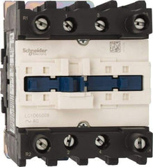 Schneider Electric - 4 Pole, 120 Coil VAC at 60 Hz, 80 Amp at 440 VAC, Nonreversible IEC Contactor - Bureau Veritas, CCC, CSA, CSA C22.2 No. 14, DNV, EN/IEC 60947-4-1, EN/IEC 60947-5-1, GL, GOST, LROS, RINA, RoHS Compliant, UL 508, UL Listed - All Tool & Supply