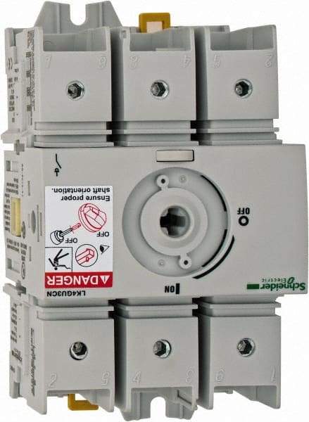 Schneider Electric - 600VAC at 50/60 Hz, 3 Pole, Nonfused Cam & Disconnect Switch - 3.13 Inch Wide x x 4.92 Inch High x x 2.52 Inch Deep - All Tool & Supply