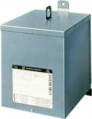 Square D - 1 Phase, 240 x 480 Volt Input, 120/240 Volt Output, 5 kVA, General Purpose Transformer - 3R NEMA Rating, 239°F Temp Rise, Indoor, Outdoor - All Tool & Supply