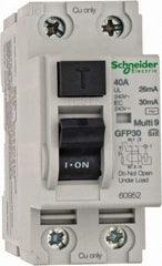 Schneider Electric - 40 Amp, 240 VAC, 2 Pole, Residual Current Device - All Tool & Supply