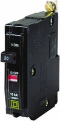 Square D - 20 Amp, 240 VAC, 1 Pole, Bolt On Miniature Circuit Breaker - 14-8 AWG - All Tool & Supply