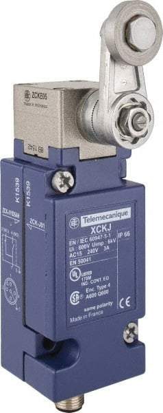 Telemecanique Sensors - 240 VAC, Screw Terminal, General Purpose Limit Switch - IP66 IPR Rating - All Tool & Supply