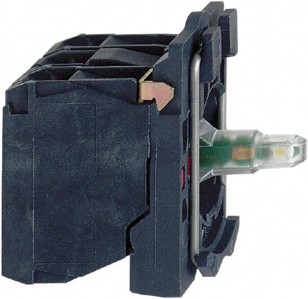 Schneider Electric - 110-120 V Green Lens LED Indicating Light - Screw Clamp Connector, Vibration Resistant - All Tool & Supply