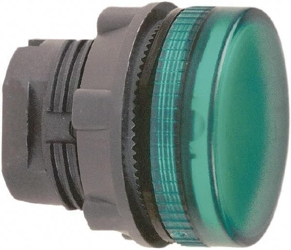 Schneider Electric - Round Pilot and Indicator Light Lens - Green - All Tool & Supply