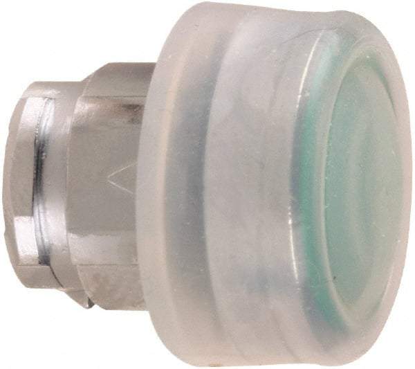 Schneider Electric - 22mm Mount Hole, Flush, Pushbutton Switch Only - Round, Green Pushbutton, Nonilluminated, Momentary (MO) - All Tool & Supply