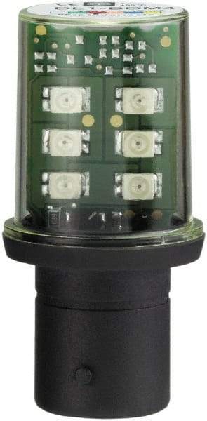 Schneider Electric - White, Visible Signal Replacement LED Bulb - For Use with Beacon, Indicator Bank - All Tool & Supply