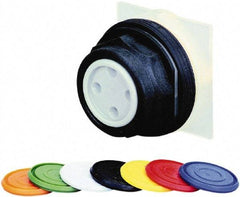 Schneider Electric - 30mm Mount Hole, Flush, Pushbutton Switch - Round, Multicolor Pushbutton, Momentary (MO) - All Tool & Supply