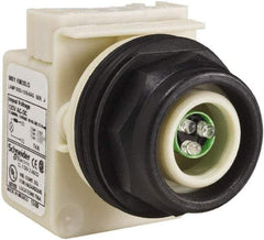 Schneider Electric - 120 V LED Indicating Light - Round Lens, Screw Clamp Connector, Corrosion Resistant, Dust Resistant, Oil Resistant - All Tool & Supply