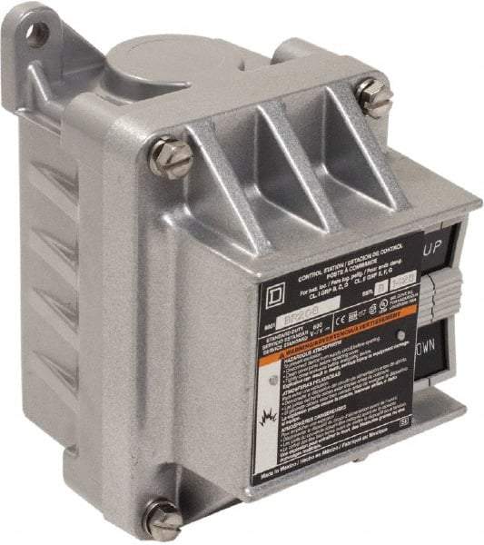 Schneider Electric - 2 Operator, Flush Pushbutton Control Station - Up (Legend), Momentary Switch, NEMA 7, 9 - All Tool & Supply