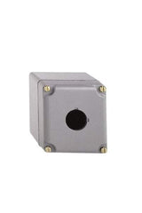 Schneider Electric - 1 Hole, 30mm Hole Diameter, Aluminum Pushbutton Switch Enclosure - 1, 3, 4, 6, 12, 13 NEMA Rated - All Tool & Supply