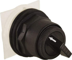 Schneider Electric - 30mm Mount Hole, 2 Position, Knob and Pushbutton Operated, Selector Switch Only - Black, Maintained (MA), without Contact Blocks, Anticorrosive, Weatherproof, Dust and Oil Resistant - All Tool & Supply