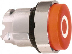 Schneider Electric - 22mm Mount Hole, Extended Straight, Pushbutton Switch Only - Round, Red Pushbutton, Nonilluminated, Momentary (MO) - All Tool & Supply