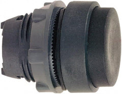 Schneider Electric - 22mm Mount Hole, Extended Straight, Pushbutton Switch Only - Round, Black Pushbutton, Nonilluminated, Momentary (MO) - All Tool & Supply