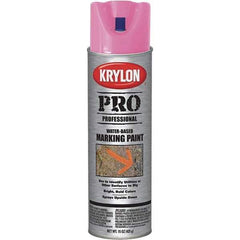 Krylon - 15 fl oz Red/Orange Marking Paint - Water Base Formula - All Tool & Supply