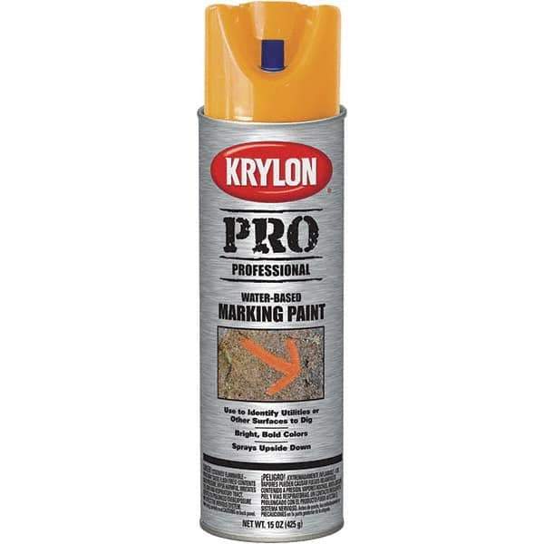 Krylon - 15 fl oz Orange Marking Paint - Water Base Formula - All Tool & Supply