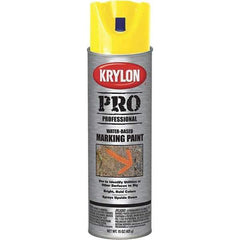 Krylon - 15 fl oz Yellow Marking Paint - Water Base Formula - All Tool & Supply