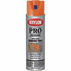 Krylon - 15 fl oz Orange Marking Paint - Water Base Formula - All Tool & Supply