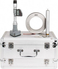 SPI - 3" to 3-1/2", IP65, Carbide Face Chrome Plated Finish, Electronic Inside Micrometer - 0.00005" Resolution, 0.0002" Accuracy, 114" Gage Depth - All Tool & Supply