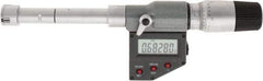 SPI - 0.65" to 0.8", IP65, Carbide Face Chrome Plated Finish, Electronic Inside Micrometer - 0.00005" Resolution, 0.00016" Accuracy, 80" Gage Depth - All Tool & Supply