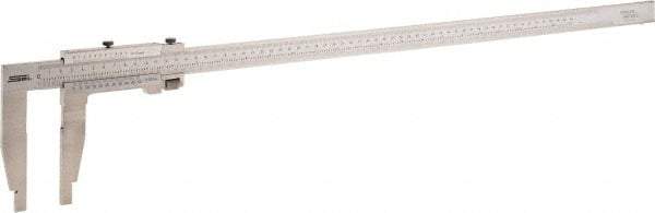 SPI - 0 to 600mm Stainless Steel Vernier Caliper - 0.02mm Graduation, 150mm Jaw Depth, 0.05mm Accuracy, Includes NIST Traceability Certificate - All Tool & Supply