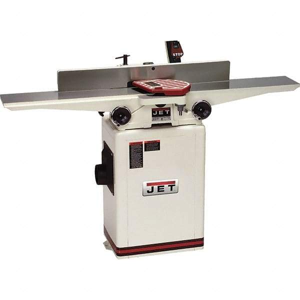 Jet - 6,000 RPM, 6-1/16" Cutting Width, 1/2" Cutting Depth, Jointer - 3-7/8" Fence Height, 32-3/8" Fence Length, 1 hp - All Tool & Supply