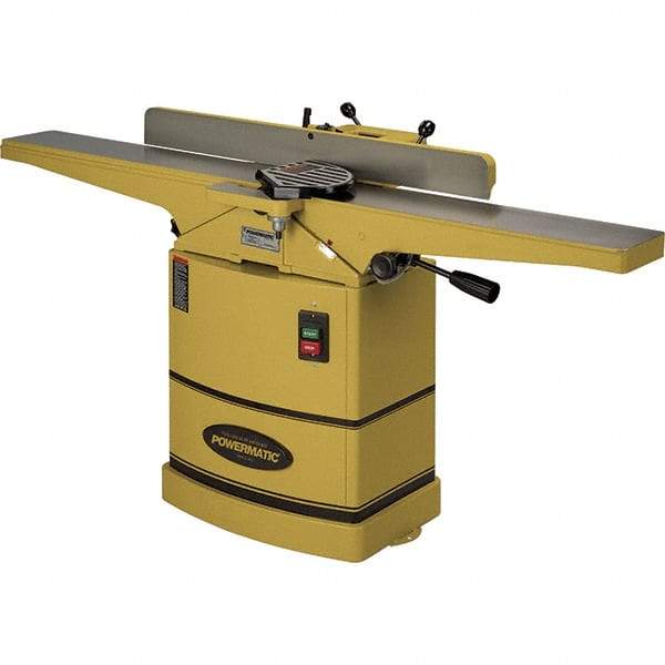 Powermatic - 6,000 RPM, 6" Cutting Width, 1/2" Cutting Depth, Jointer - 4" Fence Height, 38" Fence Length, 1 hp - All Tool & Supply