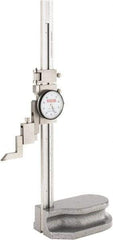 SPI - 8" Stainless Steel Dial Height Gage - 0.001" Graduation, Accurate to 0.001", Dial Display - All Tool & Supply