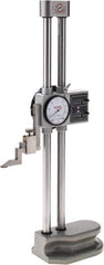 SPI - 12" Stainless Steel Dial Height Gage - 0.001" Graduation, Accurate to 0.0015", Dial and Counter Display - All Tool & Supply