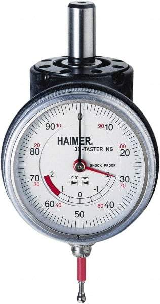 HAIMER - Positioning Indicators Type: Dial Positioning Indicator Point Diameter (mm): 4.00 - All Tool & Supply