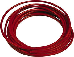 Acorn Engineering - 0.065" ID x 1/8" OD, 0.03" Wall Thickness, 10' Long, Polyethylene Tube - Red - All Tool & Supply