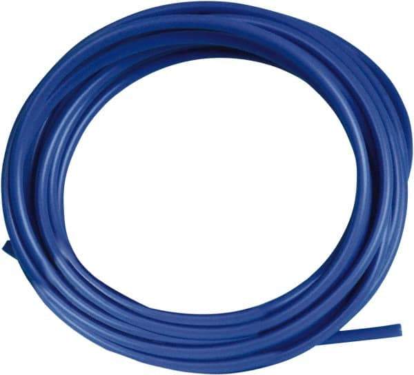 Acorn Engineering - 0.065" ID x 1/8" OD, 0.03" Wall Thickness, 10' Long, Polyethylene Tube - Blue - All Tool & Supply