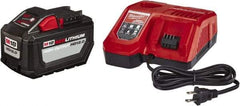 Milwaukee Tool - 18 Volt Lithium-Ion Power Tool Battery - 12 Ahr Capacity, 2 hr Charge Time, Series M18 RED - All Tool & Supply