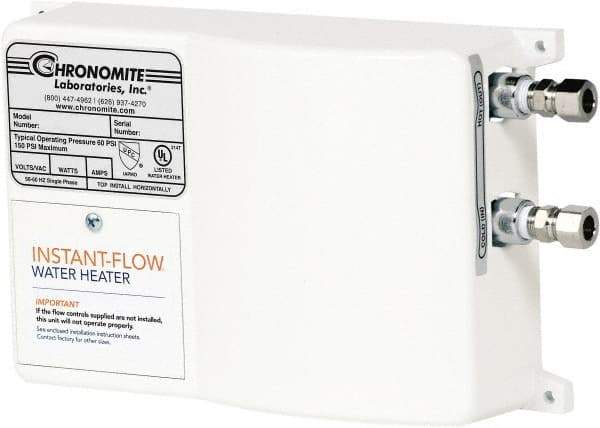 Chronomite - 208 Volt Electric Water Heater - 4.16 KW, 20 Amp, 12 Wire Gauge - All Tool & Supply