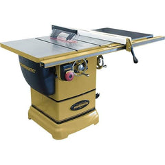 Jet - 10" Blade Diam, 5/8" Arbor Diam, 1 Phase Table Saw - 115/230 Volt, 3-1/8" Cutting Depth - All Tool & Supply