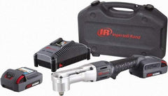 Ingersoll-Rand - 1/2" Drive 20 Volt Angled Cordless Impact Wrench & Ratchet - 1,900 RPM, 3,000 BPM, 180 Ft/Lb Torque, 2 Lithium-Ion Batteries Included - All Tool & Supply