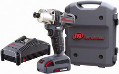 Ingersoll-Rand - 1/4" Drive 20 Volt Pistol Grip Cordless Impact Wrench & Ratchet - 1,900 RPM, 2,800 BPM, 160 Ft/Lb Torque, 1 Lithium-Ion Battery Included - All Tool & Supply