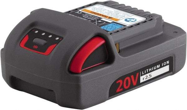 Ingersoll-Rand - 20 Volt Lithium-Ion Power Tool Battery - 2.5 Ahr Capacity, 1-1/4 hr Charge Time, Series IQV - All Tool & Supply