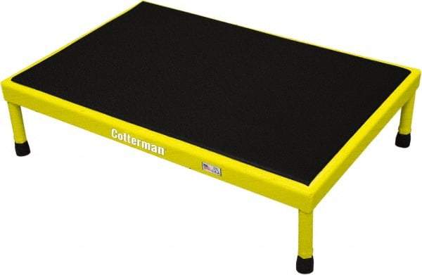 Cotterman - 6" 1 Step Platform - Work Platform, 800 Lb Capacity, 25" Base Width x 49" Base Depth - All Tool & Supply