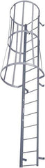 Cotterman - 176" 16 Step Fixed Ladder - Dock Ladder, 300 Lb Capacity, 39" Base Width x 40" Base Depth - All Tool & Supply